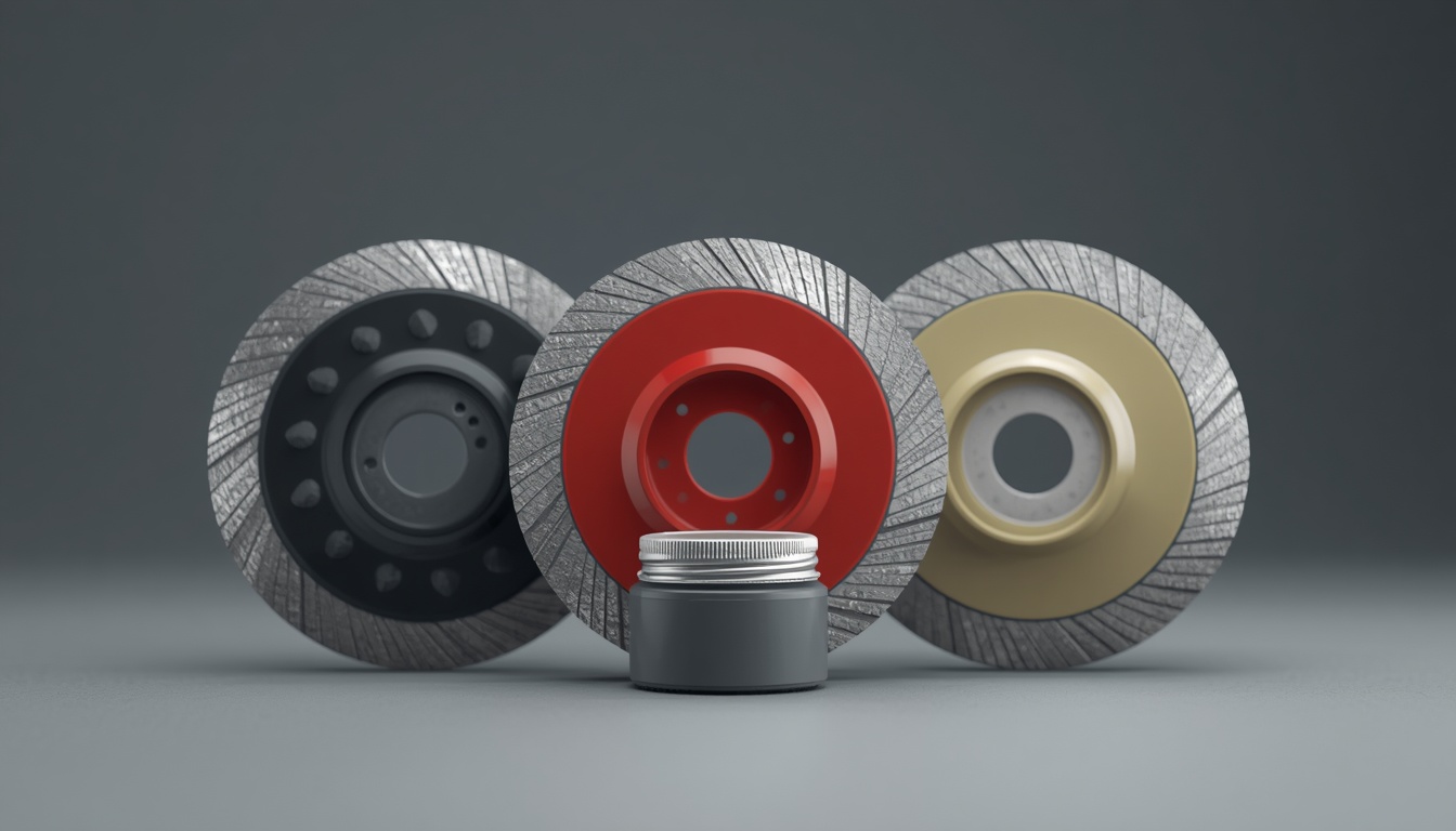 Grinding wheels and polishing compounds for lapidary work
