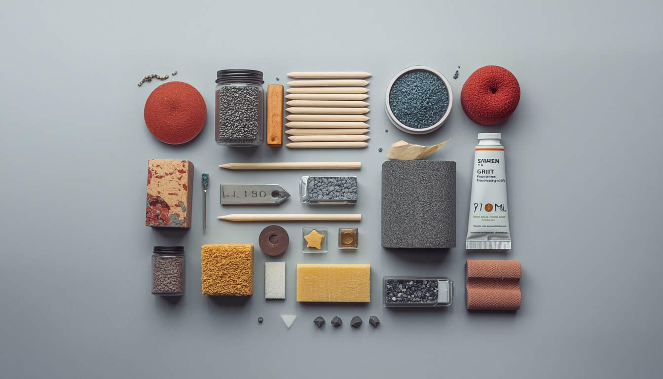 Lapidary workshop consumables - grits, pads, and dops